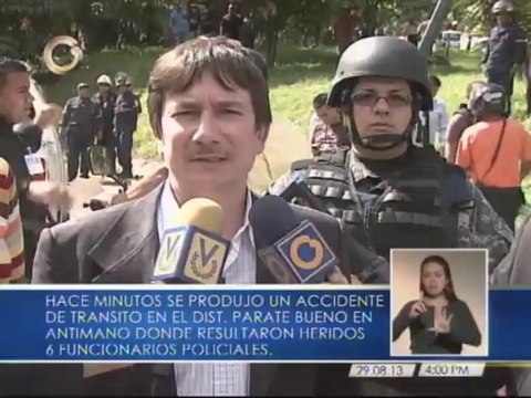 Heridos funcionarios del Cicpc y Sebin al volcar durante persecución en Antímano
