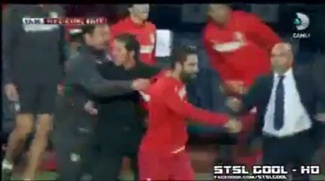 ARDA TURAN Kırmızı Kart Pozisyonu Barcelona 0-0 Atletico Madrid Süper Kupa