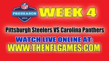 Watch Pittsburgh Steelers vs Carolina Panthers Live Streaming Game Online