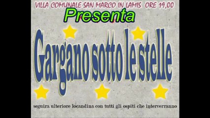 Promo Gargano sotto le stelle