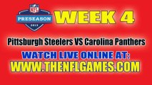 Watch Pittsburgh Steelers vs Carolina Panthers Game Live Online Streaming