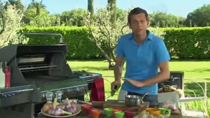 Train de côtes d'agneau grillées au beurre épicé