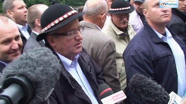 Prezydent Bronisław Komorowski na Podhalu i w Pieninach