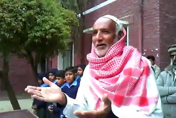 Syed Ilyas Hussain Shah (Last day at school)