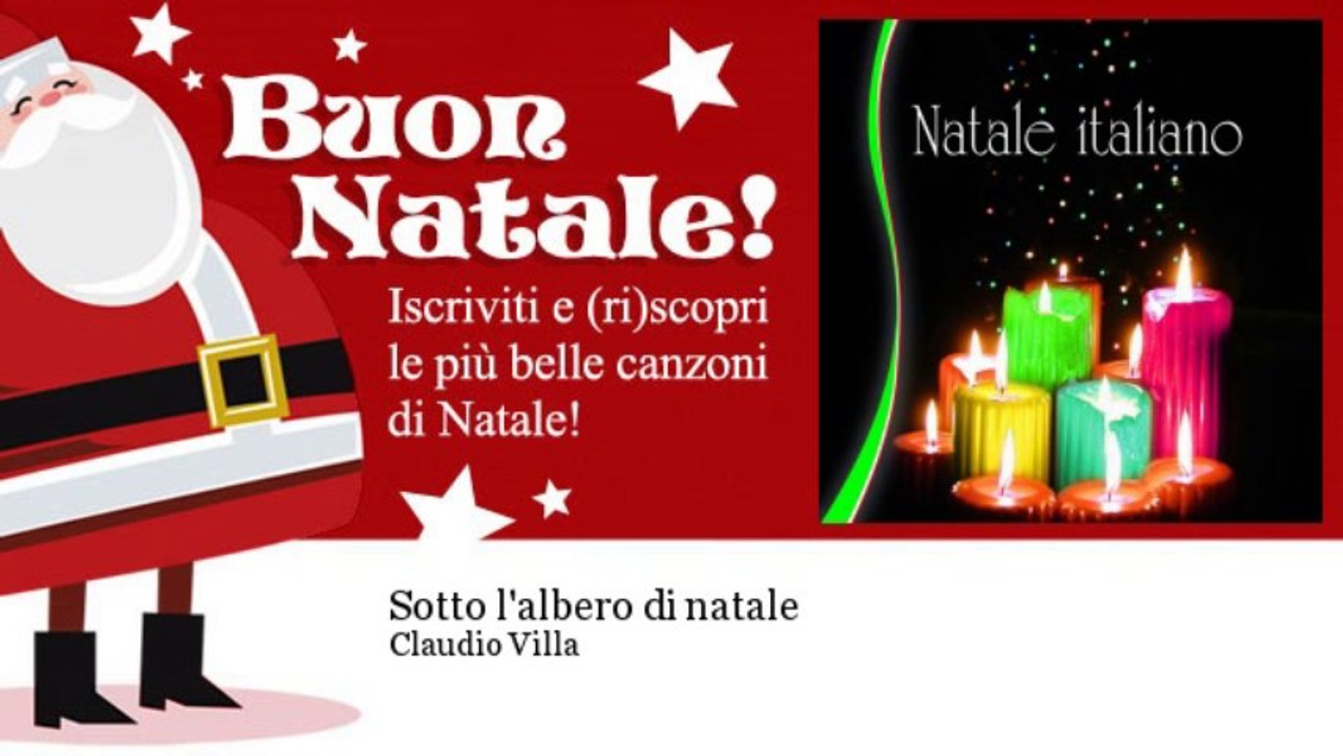 Canzoni Di Natale In Italiano.Claudio Villa Sotto L Albero Di Natale Video Dailymotion