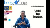 Bookkeeping Services Tips- Valid Tax Invoice