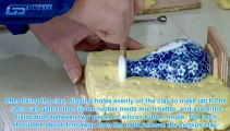 Do you believe that we can use mold silicone rubber to make a chinese blue and white pporcelain?