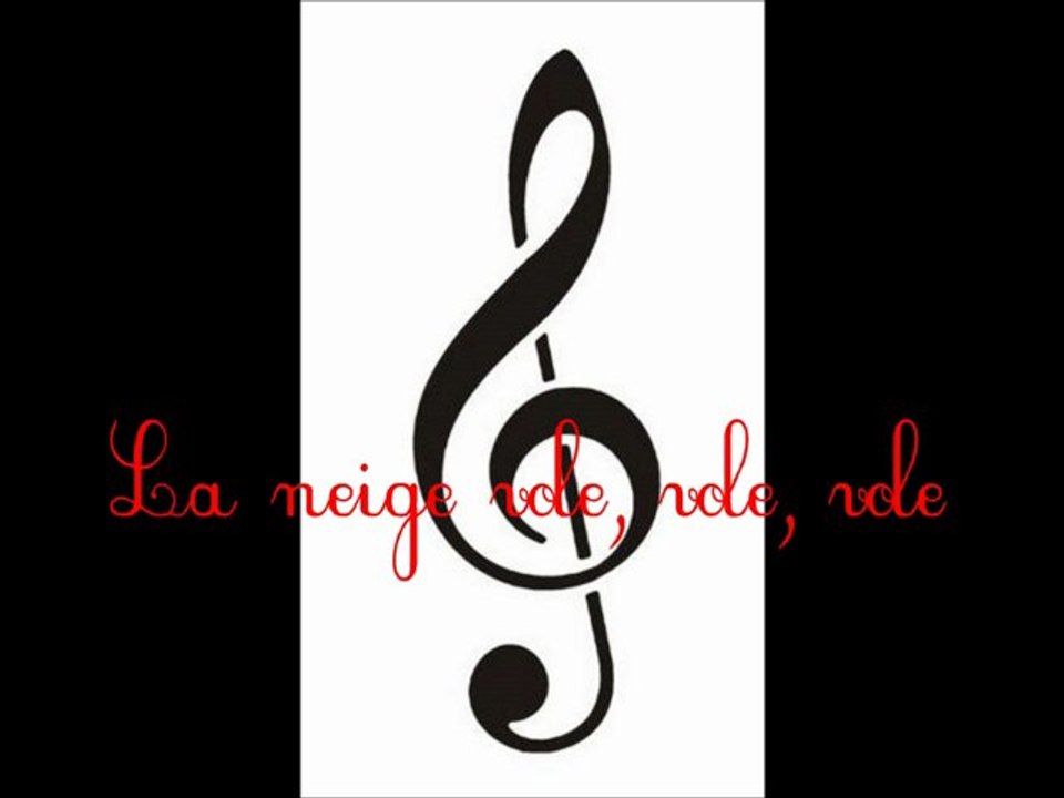 La neige vole vole vole