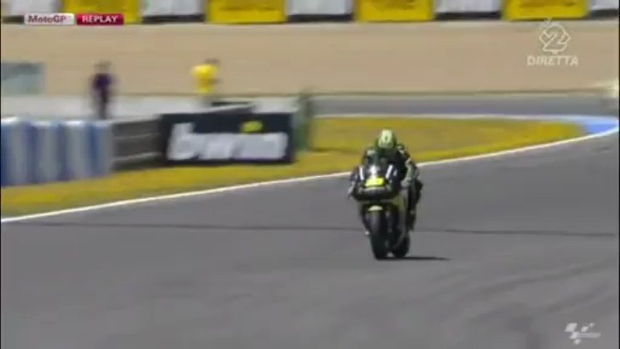 MotoGP Jerez 2013 - Q2 Cal Crutchlow CRASH