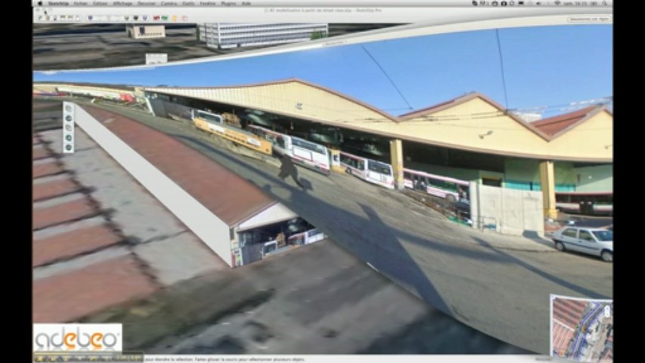 Tutoriel Sketchup - B3 - import des bâtiment depuis street view