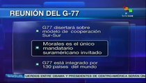 Evo Morales participará en la reunión del G77 en Islas Fiji