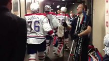 Habs head to ACC dressing room after beating Leafs