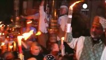 'Holy Fire' ceremony in Jerusalem ushers in Orthodox Easter