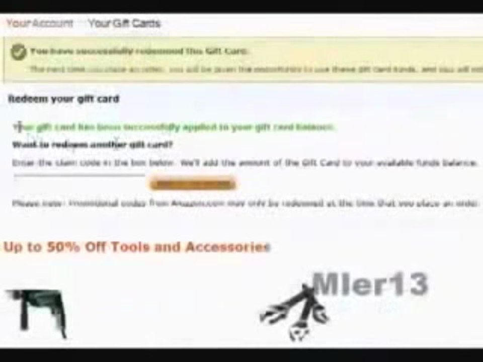 Amazon Gift Card Generator 2013