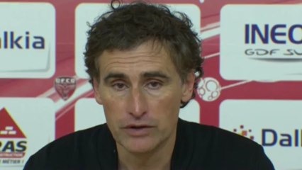 Conférence de presse Dijon FCO - CS Sedan : Olivier DALL'OGLIO (DFCO) - Laurent  GUYOT (CSSA) - saison 2012/2013