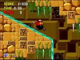 Eggman in Sonic 1 - Labyrinth Zone