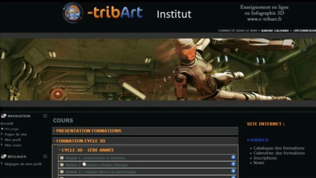 e-tribArt : Présentation de l'école et de ses formations en infographie 3D