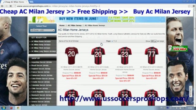 Cheap AC Milan Jerseys,Where to Buy Replica AC Milan Home Jerseys 2013
