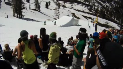 Nick having fun. skiing.