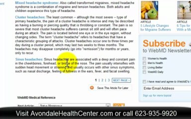 Sinus Headache Relief in Avondale