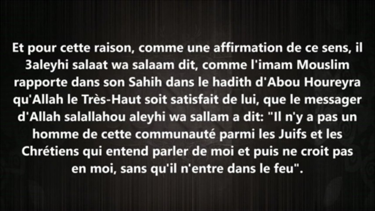 Etablir la preuve sur les mécréants - cheikh al Albani