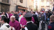 Napoli - Si ripete a Santa Chiara il miracolo di San Gennaro (04.05.13)