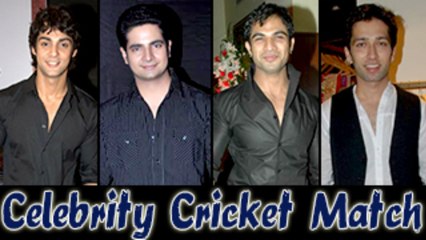TV Actors at Gold Charity Cricket Match