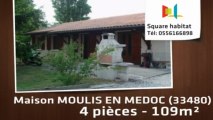 A vendre - Maison/villa - MOULIS EN MEDOC (33480) - 4 pièces - 109m²