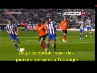 Double une-deux entre Ben Hatira et Allagui qui finit par un b...