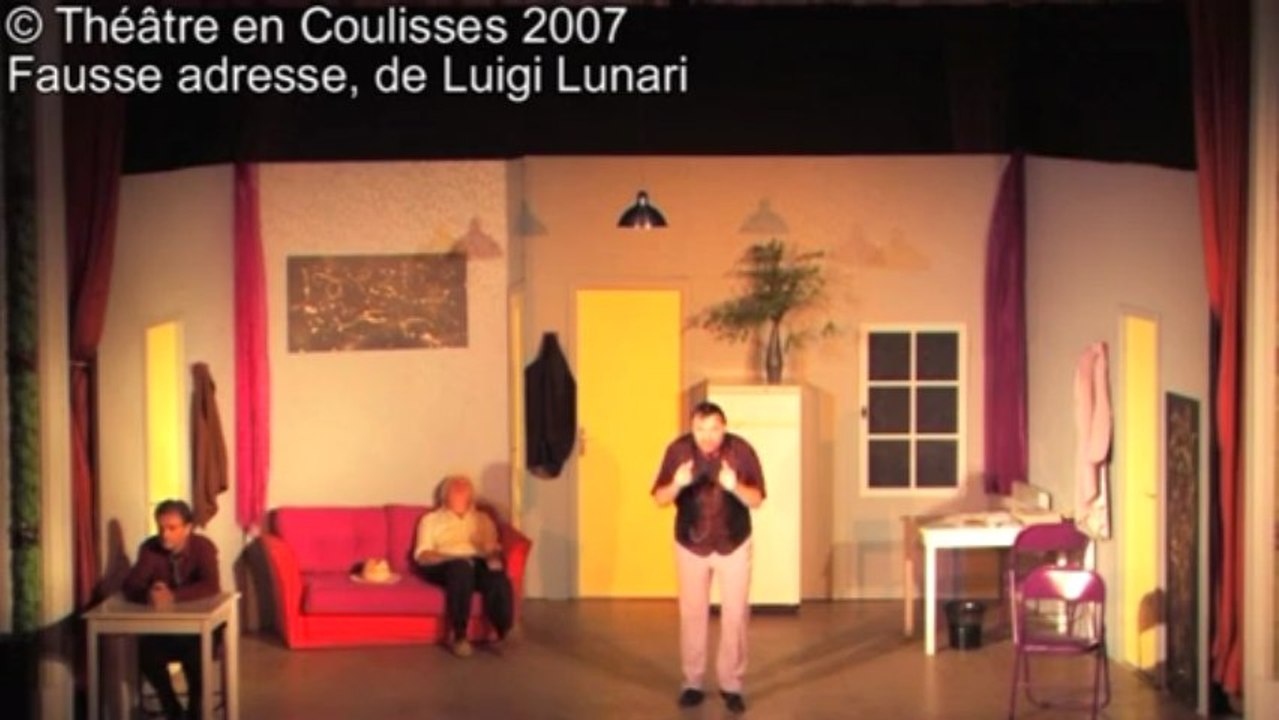 2007 - Fausse adresse, de Luigi Lunari - Le Professeur
