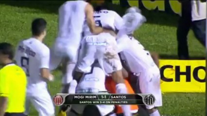 Campeonato Paulista - Mogi Mirim 1-1 Santos