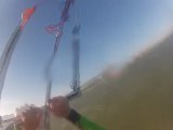 Kiteloop crash 35+ knots - YouTube