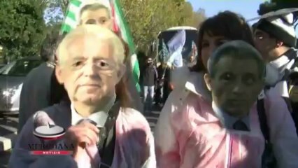 Tagli alla sanità, in migliaia assediano la Regione per dire no al piano Bondi