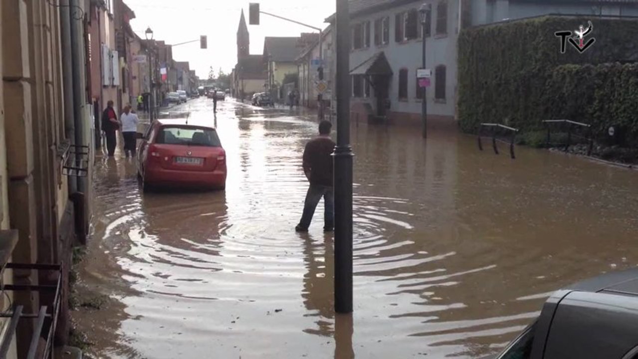 Inondations à Schwindratzheim