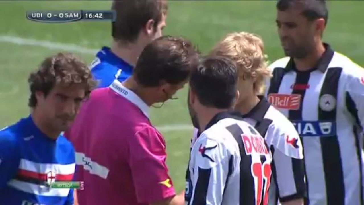 Удинезе - Сампдория 1 тайм