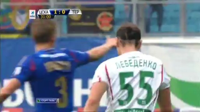 ЦСКА - Терек 27 тур ЧР 2013, 1 тайм