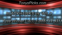 Minnesota Wild versus Chicago Blackhawks Pick Prediction NHL Playoff Game 3 Lines Odds Preview 5-5-2013