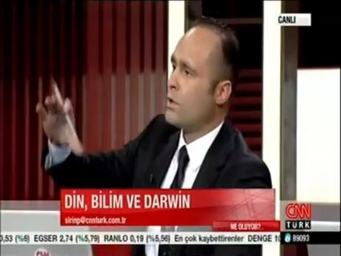 Onur Yıldız'dan evrim teorisine ağır darbe (CNNTÜRK evrim tartışması - 3 Mayıs 2013)