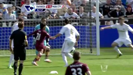 David Silva vs Swansea (A) 2012-2013 EPL HD