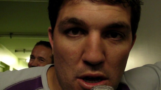 Rugby Fédérale1 - Yoann Boulanger réagit après USB - Tyrosse (quart de finale aller)