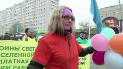 Russie: l'opposition manifeste à Moscou un an après le retour de Poutine