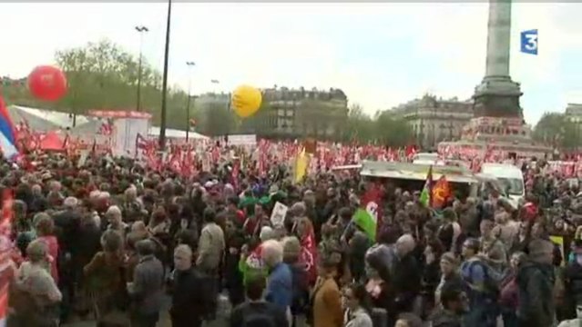 Les haut-normands dans la manifestation du Front de Gauche