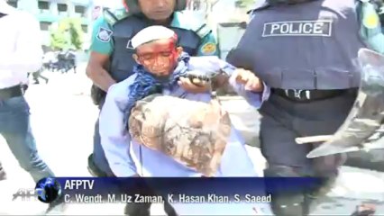 Protesto termina em violência em Bangladesh