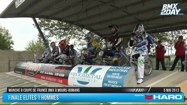 Finale Elite 1 Hommes Manche 8 Coupe de France BMX à Mours Romans 2013