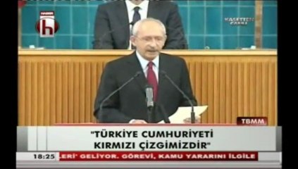 TBMM TÜRKİYE  CUMHURİYETİ KIRMIZI  ÇİZGİMİZDİR