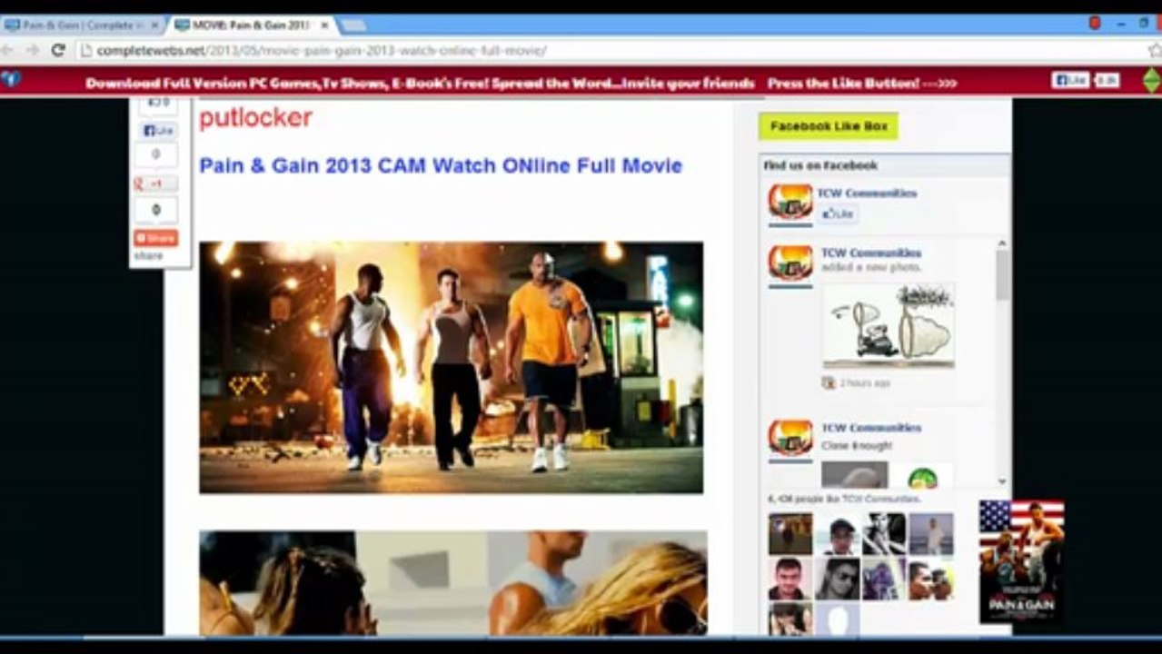 Watch Full Pain & Gain (2013) Movie Online Streaming free