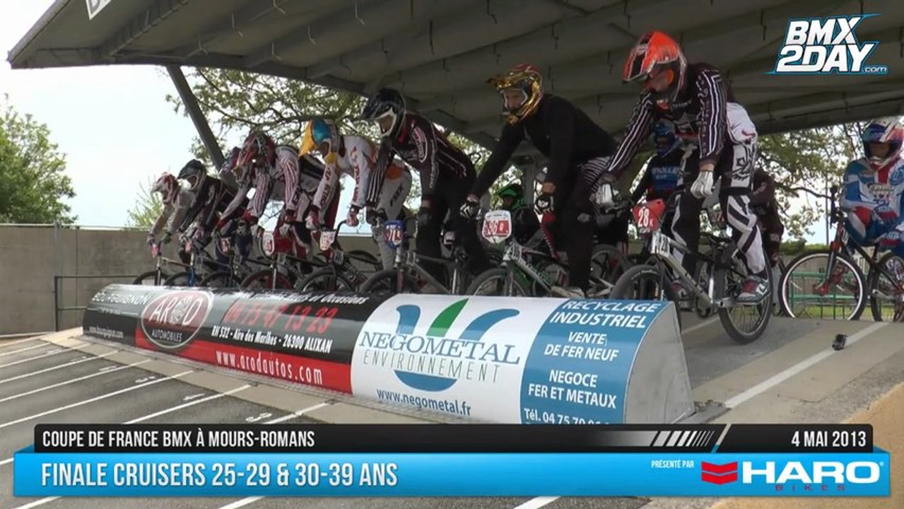 Finale Cruisers 25-29 30-39 Coupe de France BMX Mours Romans 2013