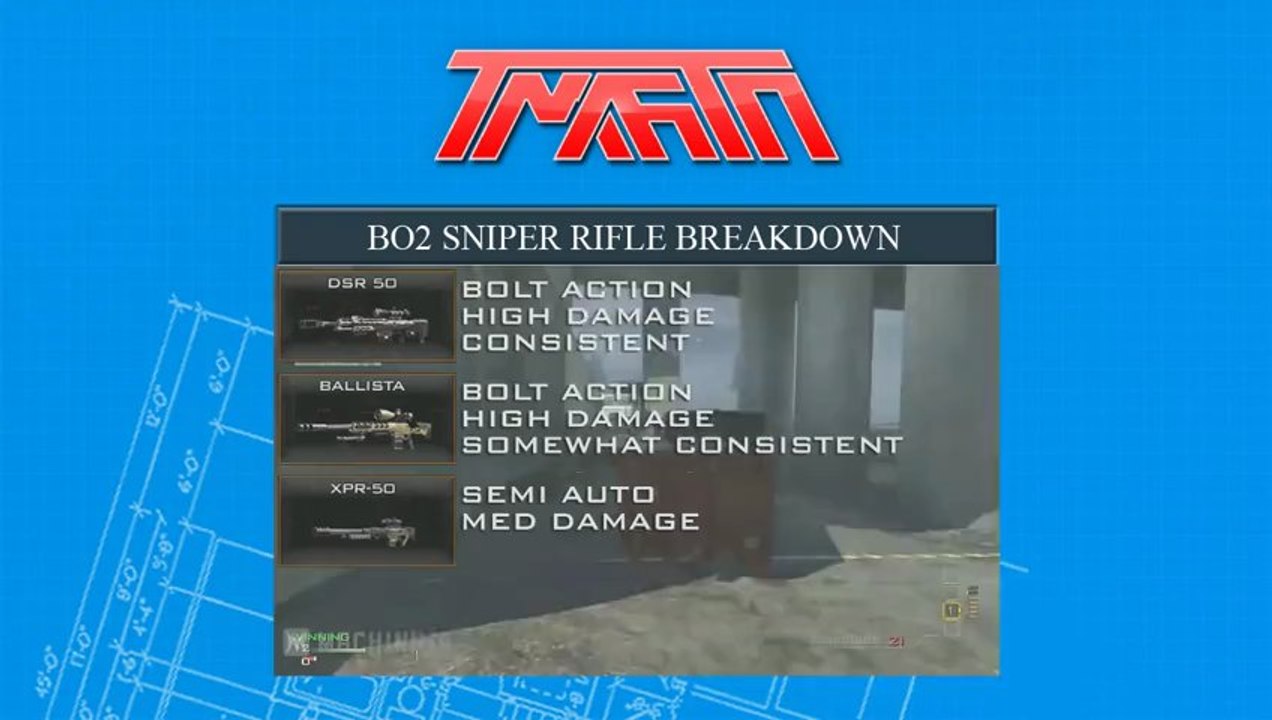 Black Ops 2 - Class Setup Guide: Sniper Stats and Personal Opinions (Call of Duty BO2 Best Classes)