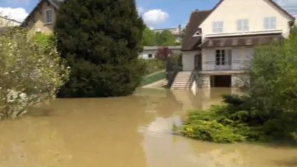 Inondations Tonnerre 5 mai 2013 - 2) Avenue Chevalier d'Eon