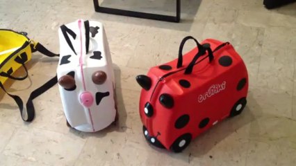 Valise TRUNKI France pour bagage enfants chez s'cale boutik maroquinerie bagage 28 av auber Nice